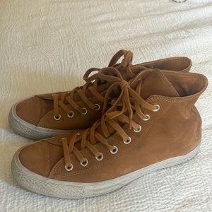 Converse CTAS Pro Hi top Suede Shoes Hemp/Brown/Tan Men’s 10